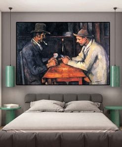 Card Players by Paul Cezanne Oil Painting Printed on Canvas