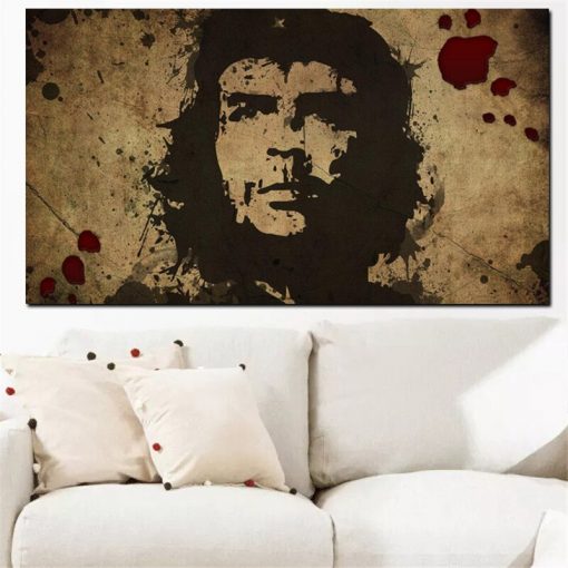 HD Print Wall Art Canvas Character Retro Che Guevara Freedom Posters Wall picture for Living Room Nostalgic Old Bar Decorative