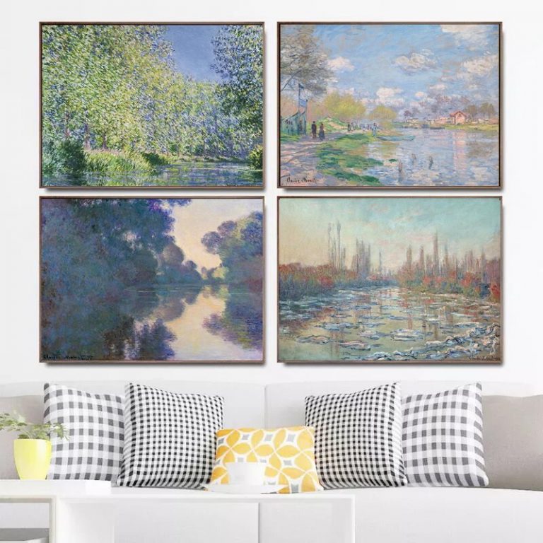 Claude Monet Great Reproductions Paintings Printed On Canvas   Hca79a4cc3f5f49998e690ffe39017e13q 768x768 