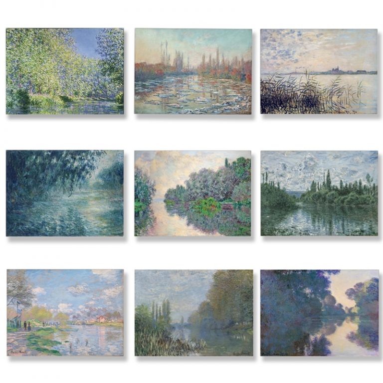 Claude Monet Great Reproductions Paintings Printed on Canvas ...