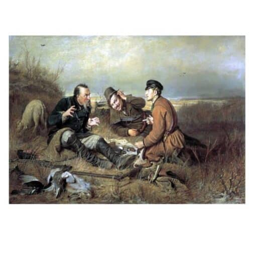 Hunters at Rest by Vasily Perov 1871