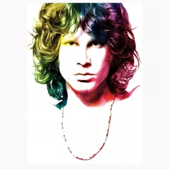 Jim Morrison & The Doors Rock Band Wall Art Poster Printed on Canvas - Image 6