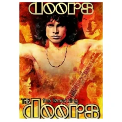 Jim Morrison & The Doors Rock Band Wall Art Poster Printed on Canvas - Image 7