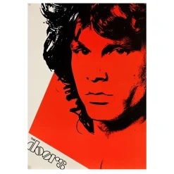 Jim Morrison & The Doors Rock Band Wall Art Poster Printed on Canvas - Image 8