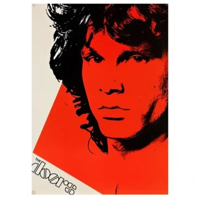 Jim Morrison & The Doors Rock Band Wall Art Poster Printed on Canvas - Image 8