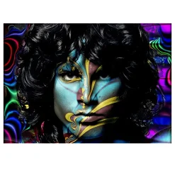Jim Morrison & The Doors Rock Band Wall Art Poster Printed on Canvas - Image 9