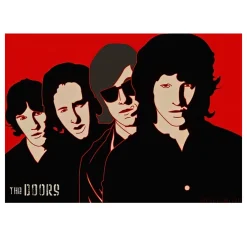 Jim Morrison & The Doors Rock Band Wall Art Poster Printed on Canvas - Image 10
