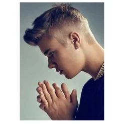 Justin Bieber Singer Canvas Wall Art Music Poster Printed on Canvas - Image 4