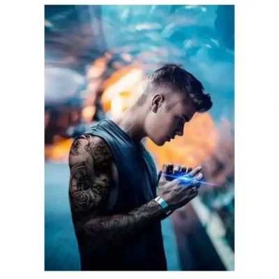 Justin Bieber Singer Canvas Wall Art Music Poster Printed on Canvas - Image 8