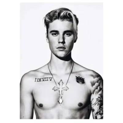 Justin Bieber Singer Canvas Wall Art Music Poster Printed on Canvas - Image 11