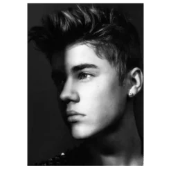 Justin Bieber Singer Canvas Wall Art Music Poster Printed on Canvas - Image 13