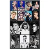 Justin Bieber Singer Canvas Wall Art Music Poster Printed on Canvas
