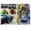 Motorcycle Racing Oil Prints Abstract Painting Printed on Canvas