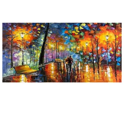 Horses Sunset Wild Animals Bee Maple African Women Flamingos Figure Canvas Paintings - Image 2