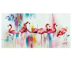 Horses Sunset Wild Animals Bee Maple African Women Flamingos Figure Canvas Paintings - Image 5