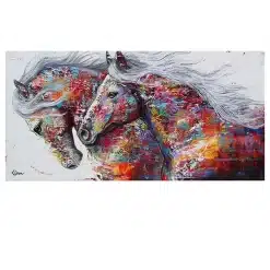 Horses Sunset Wild Animals Bee Maple African Women Flamingos Figure Canvas Paintings - Image 10