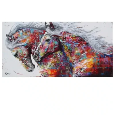 Horses Sunset Wild Animals Bee Maple African Women Flamingos Figure Canvas Paintings - Image 10