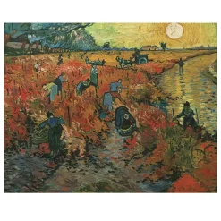Red Vineyards at Arles by Vincent van Gogh 1888