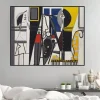Painter and His Model by Pablo Picasso Oil Painting Printed on Canvas