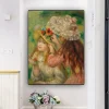 Pierre-Auguste Renoir Painting Summer Hats Printed on Canvas