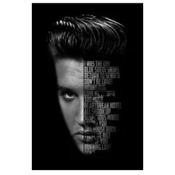 Portrait of Elvis Presley