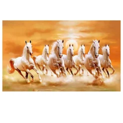 Seven Running White Horses