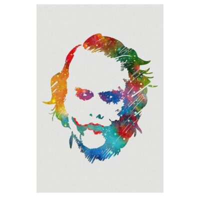 Joker Painting Graffiti Art Abstract Comic Poster Printed on Canvas - Image 3