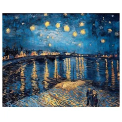 Starry Night Over the Rhône by Vincent Van Gogh 1888