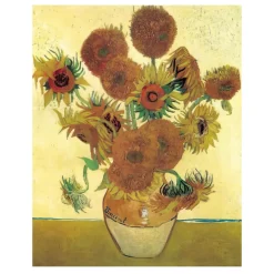 Still Life, Vase with Fifteen Sunflowers by Vincent Van Gogh 1888