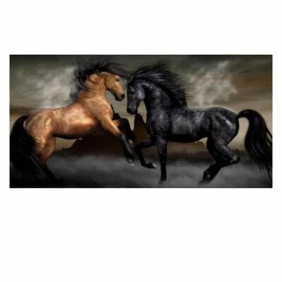 Pictures & Paintings of Horses Eagle Tigers Elephants Printed on Canvas - Image 6