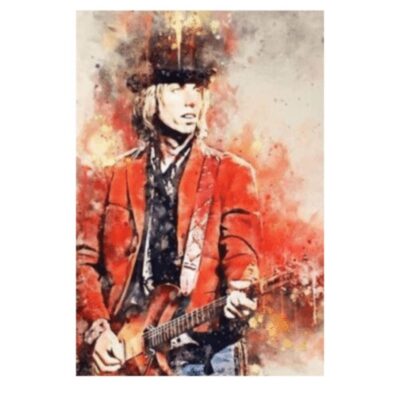 Great Looking Rock & Roll Artists and Singers Graffiti Printed on Canvas - Image 10