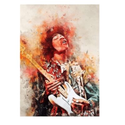 Great Looking Rock & Roll Artists and Singers Graffiti Printed on Canvas - Image 7