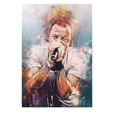 Great Looking Rock & Roll Artists and Singers Graffiti Printed on Canvas - Image 8