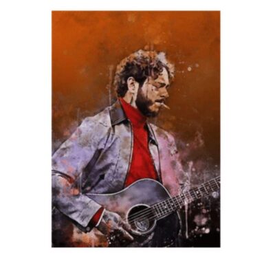 Great Looking Rock & Roll Artists and Singers Graffiti Printed on Canvas - Image 9