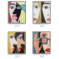 Animate Figures Paintings Lifelike Wall Art Printed on Canvas - Image 6