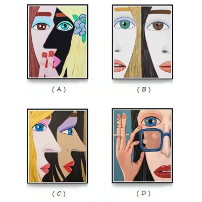Animate Figures Paintings Lifelike Wall Art Printed on Canvas - Image 6