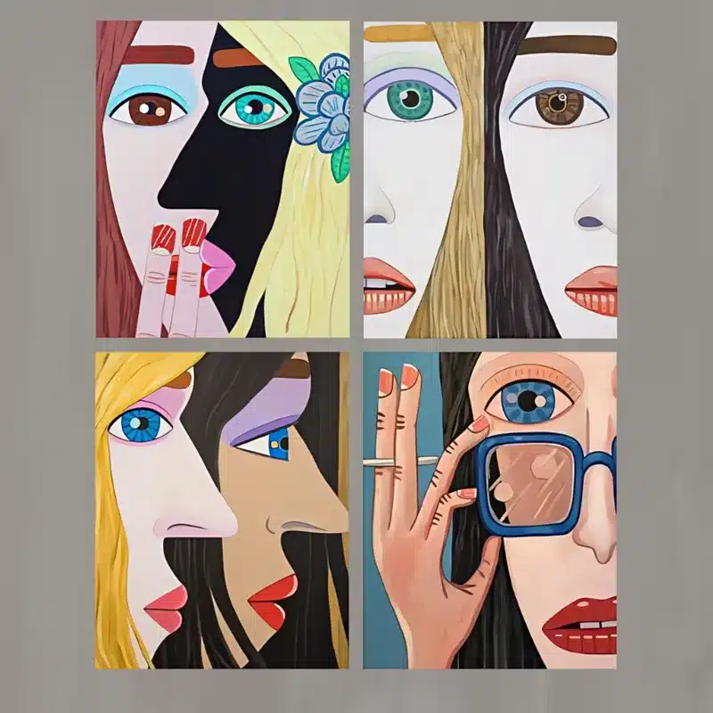 Animate Figures Paintings Lifelike Wall Art Printed on Canvas