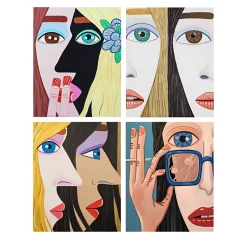 Animate Figures Paintings Lifelike Wall Art Printed on Canvas