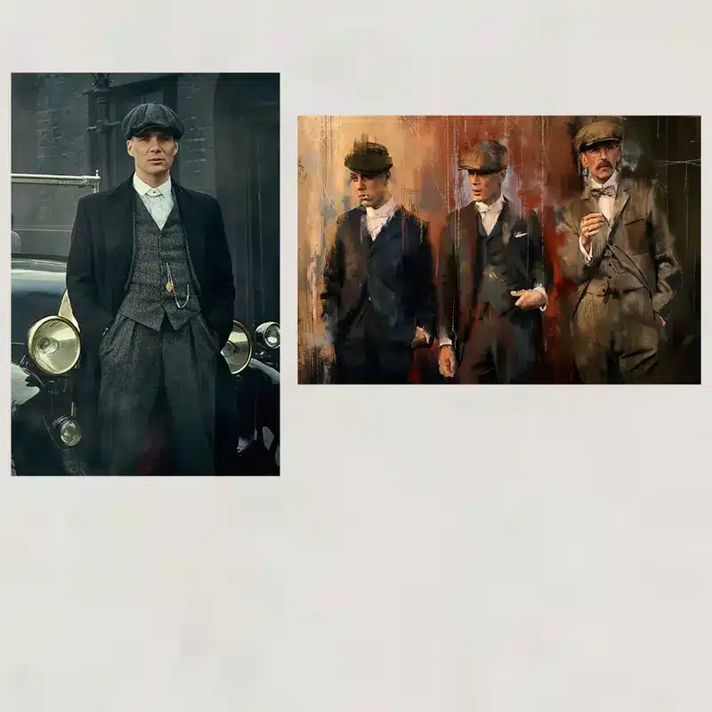 British Crime Drama Peaky Blinders High Quality Picture Printed on Canvas