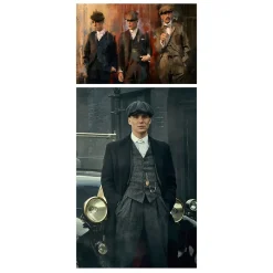 British Crime Drama Peaky Blinders High Quality Artwork Printed on Canvas