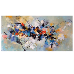 Colorful Abstract Oil Painting
