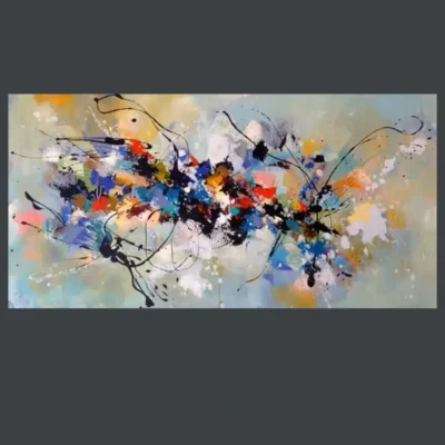 Colorful Abstract Oil Painting