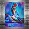 Couple of Lovers in Good Mood Printed on Canvas