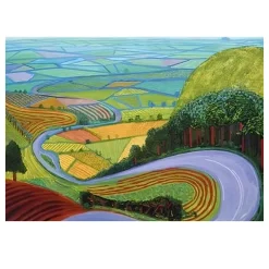 David Hockney A Bigger Splash and Other Paintings Printed on Canvas - Image 2