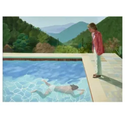 David Hockney A Bigger Splash and Other Paintings Printed on Canvas - Image 3
