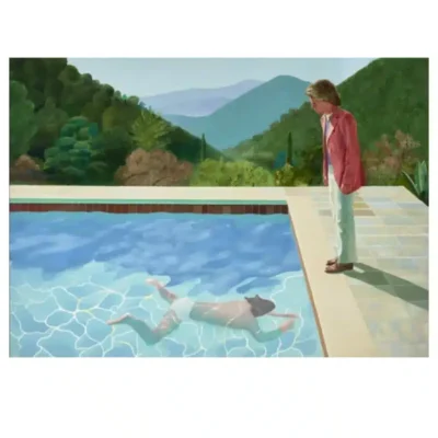 David Hockney A Bigger Splash and Other Paintings Printed on Canvas - Image 3