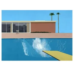 David Hockney A Bigger Splash and Other Paintings Printed on Canvas - Image 5
