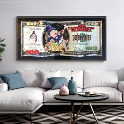 Dollar and Bitcoin Wall Art 2
