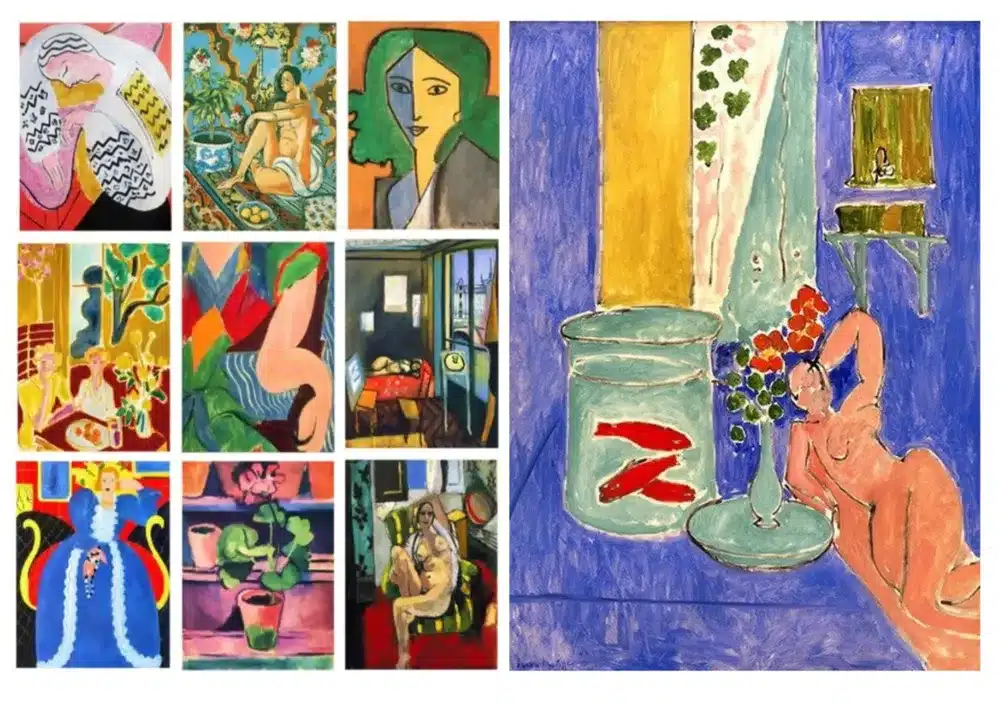 Famous Paintings by Henri Matisse Printed on Canvas