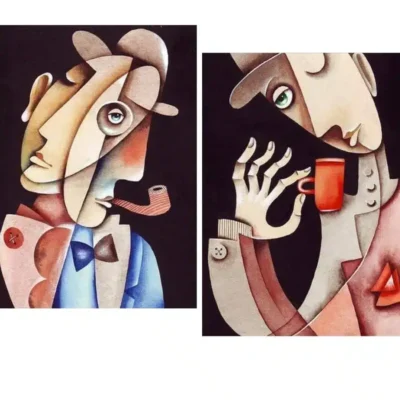 Fine Art Abstract Paintings Great Decoration Printed on Canvas